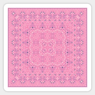 Bright square arabic ornate pattern Sticker